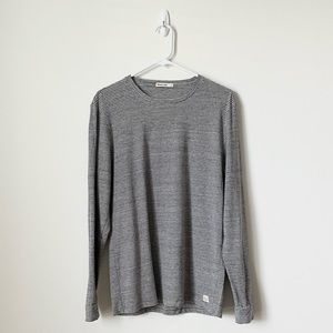 Marine Layer Striped Crew Neck Long Sleeve T-Shirt